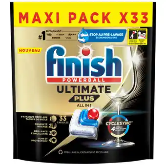 Carrefour FINISH Capsules lave-vaisselle Ultimate Plus Maxi pack offre