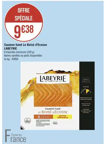 LABEYRIE Saumon fumé Le Boisé d’Ecosse