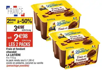 Cora x Carrefour LA LAITIÈRE Frais et fondant chocolat offre