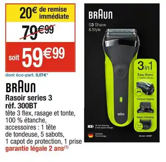 BRAUN Rasoir series 3