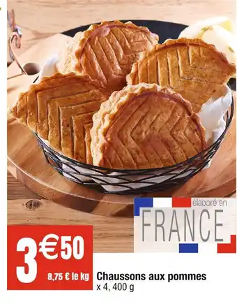Cora x Carrefour Chaussons aux pommes offre