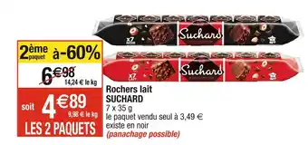 Cora x Carrefour SUCHARD Rochers lait offre