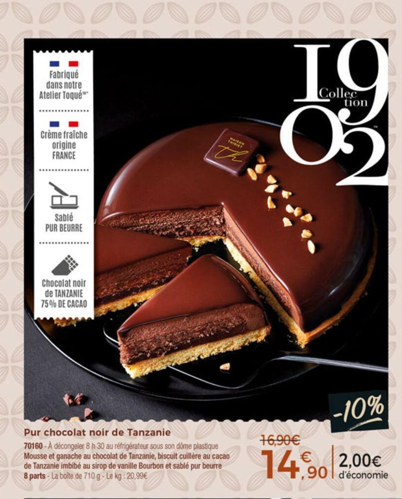 Promo Pur Chocolat Noir De Tanzanie Chez Thiriet