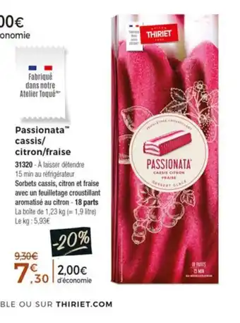 Passionata Cassis/Citron/Fraise