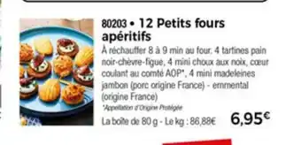 Thiriet 12 Petits Fours Apéritifs offre