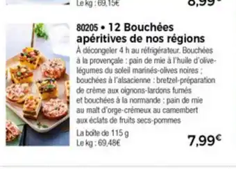 Thiriet 12 Bouchées Apéritives De Nors Rgions offre