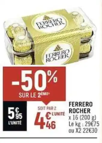 Casino Shop FERRERO ROCHER offre