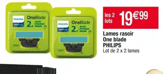 Lames rasoir One blade