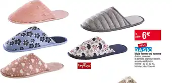 Cora x Carrefour Mule femme ou homme offre