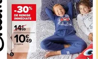 Carrefour Pyjama garcon mascotte des jeux olympiques de paris 2024 offre
