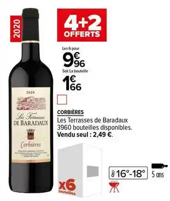 Carrefour Corbières Les Terrasses De Baradaux 2020 offre