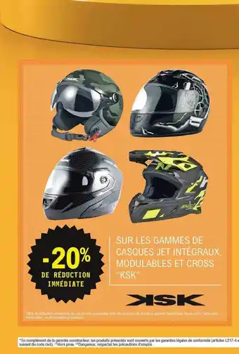 E.Leclerc L'Auto Les Gammes De Casques Jet Intégraux, Modulables Et Cross offre