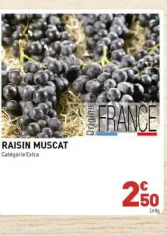 Grand Frais Raisin Muscat offre
