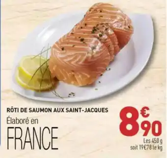 Grand Frais Rôti De Saumon Aux Saint-jacques offre