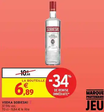 Intermarché Express Vodka Sobieski offre