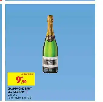 Intermarché Express Champagne Brut Léo Deviroy offre