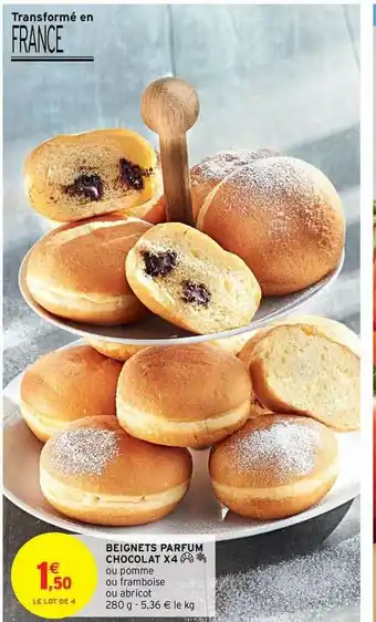 Intermarché Express Beignets Parfum Chocolat X4 offre