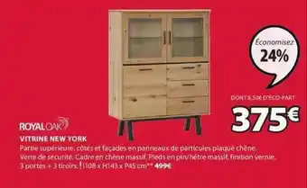 Vitrine New York Royal Oak