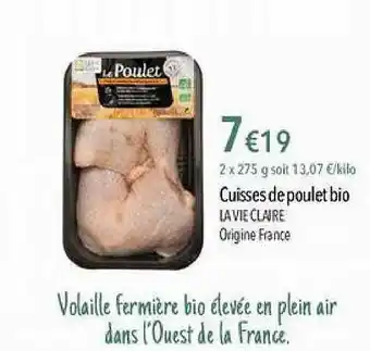 La Vie Claire Cuisses De Poulet Bio La Vie Claire offre