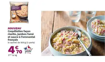 Picard Coquillettes Façon Risotto, Jambon Fumé Et Sauce à L'emmental Français offre