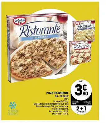 Supeco Pizza Ristorante Dr. Oetker offre