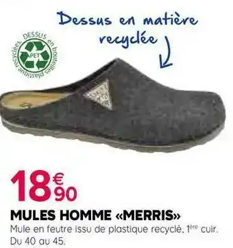 Mules Homme «merris»