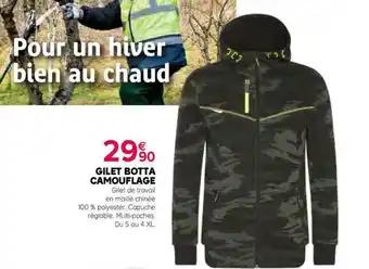 Gilet Botta Camouflage