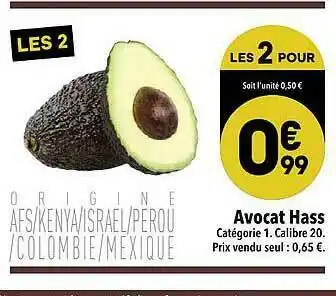 Supeco Avocat Hass offre