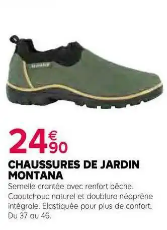 Kiriel Chaussures De Jardin Montana offre
