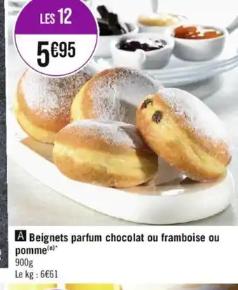 Géant Casino A Beignets parfum chocolat ou framboise ou pomme offre