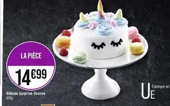 Gâteau surprise licorne 420g