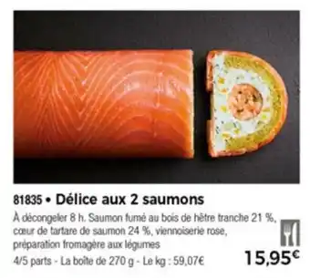 Délice aux 2 saumons