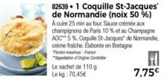 1 Coquille st-jacques' de normandie