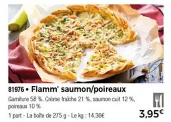 Thiriet Flamm' saumon/poireaux offre