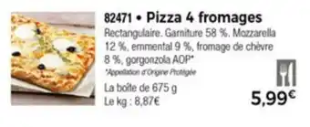 Pizza 4 fromages