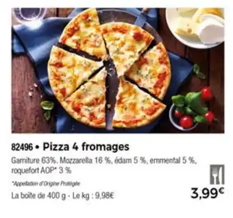 Pizza 4 fromages