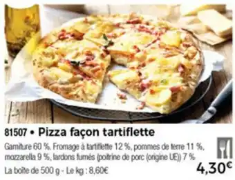 Thiriet Pizza façon tartiflette offre
