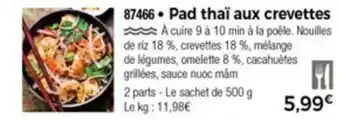 Thiriet Pad thai aux crevettes offre
