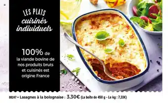 Thiriet Lasagnes à la bolognaise offre
