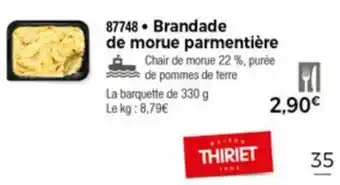 Brandade de morue parmentière