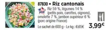 Thiriet Riz cantonais offre