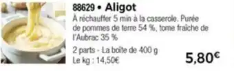 Thiriet Aligot offre