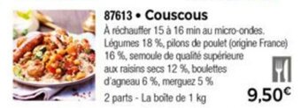 Thiriet Couscous offre