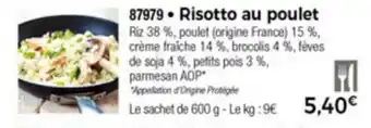 Risotto au poulet