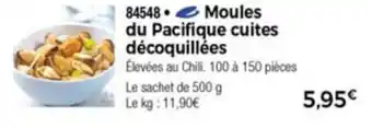 Thiriet Moules du Pacifique cuites décoquillées offre