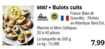 Thiriet Bulots cuits offre