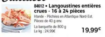 Thiriet Langoustines entières crues offre