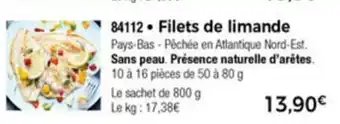 Filets de Limande