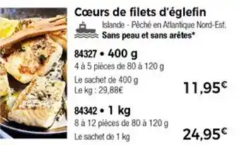 Cœurs de Filets d'Églefin