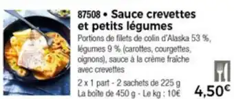 Thiriet Sauce Crevettes Et Petits Légumes offre